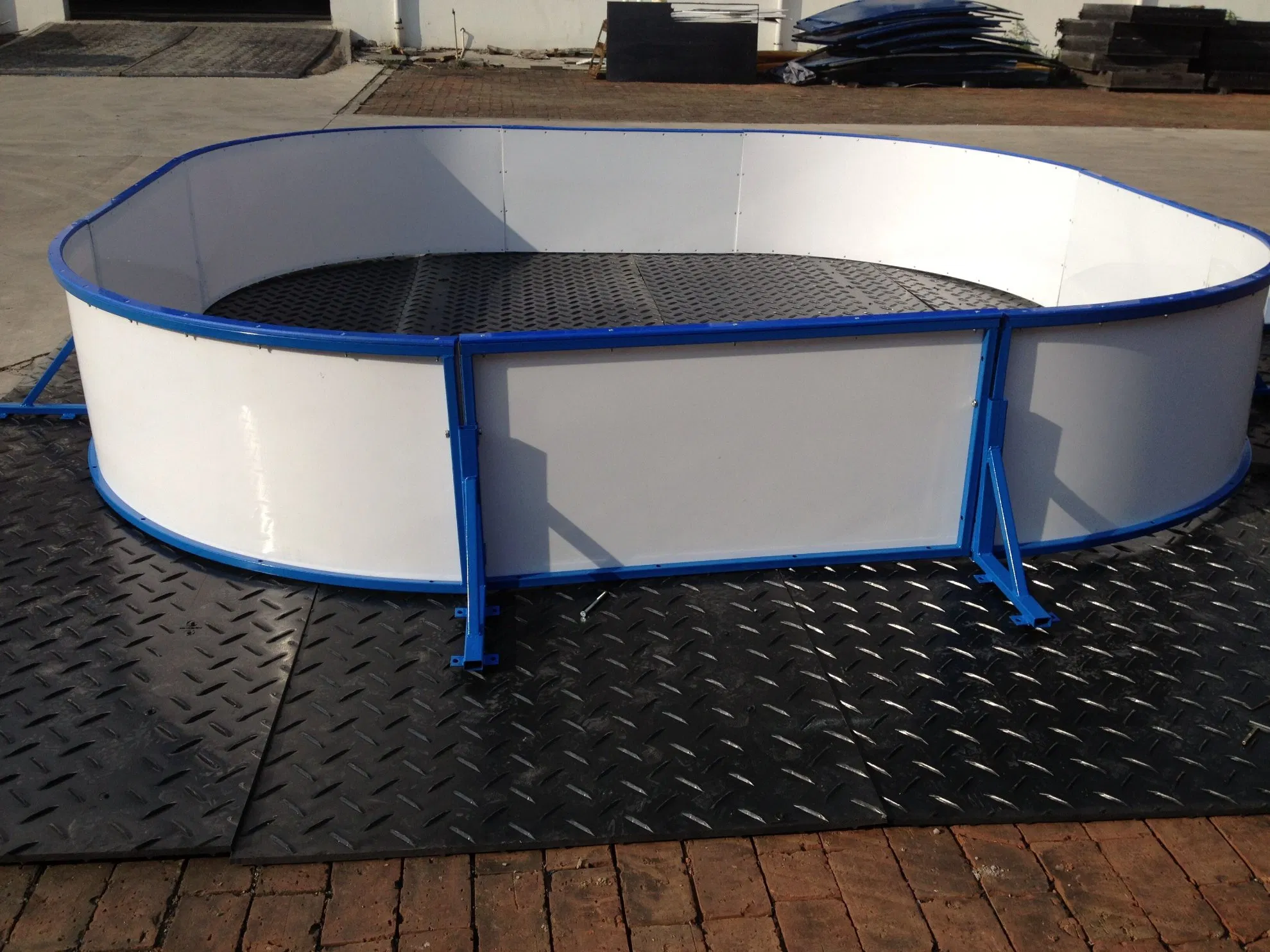 Premium Hockey Rink Boards – Heavy-Duty Aluminum/Steel & PE Plastic – Custom Sizes