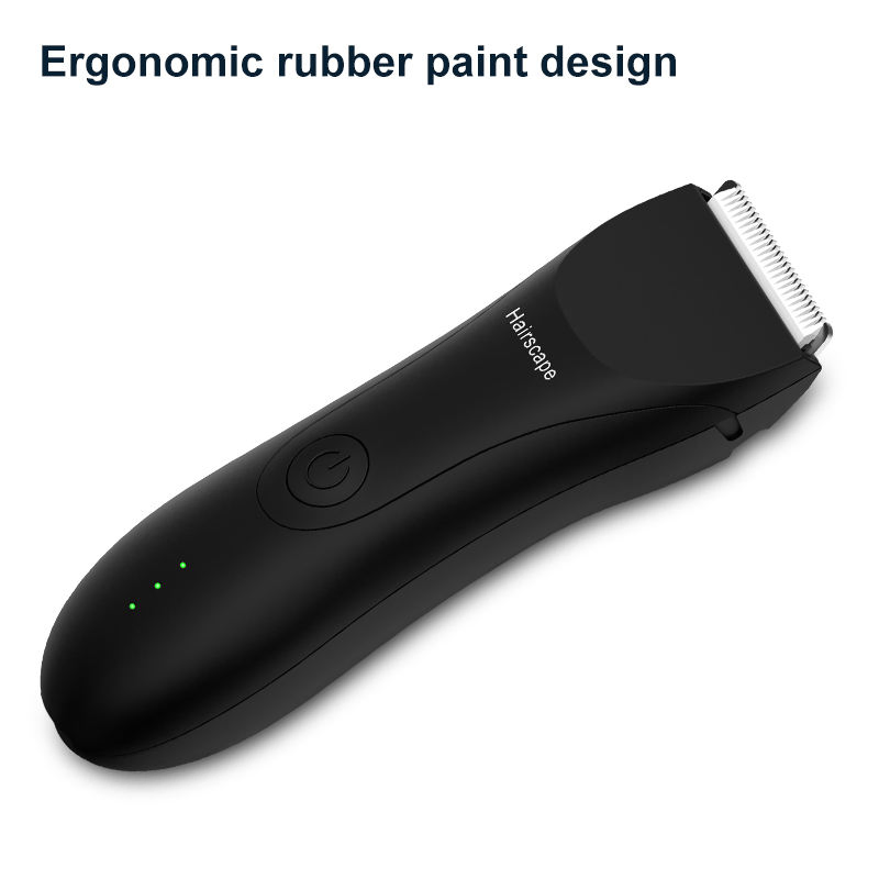 Hot Sell Rechargeable Body Trimmer for Men Waterproof Ceramic Blades Shaving Machine Electric Body Trimmer