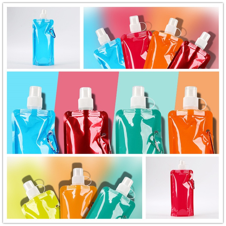 Складная спортивная бутылка для воды, BPA-Free