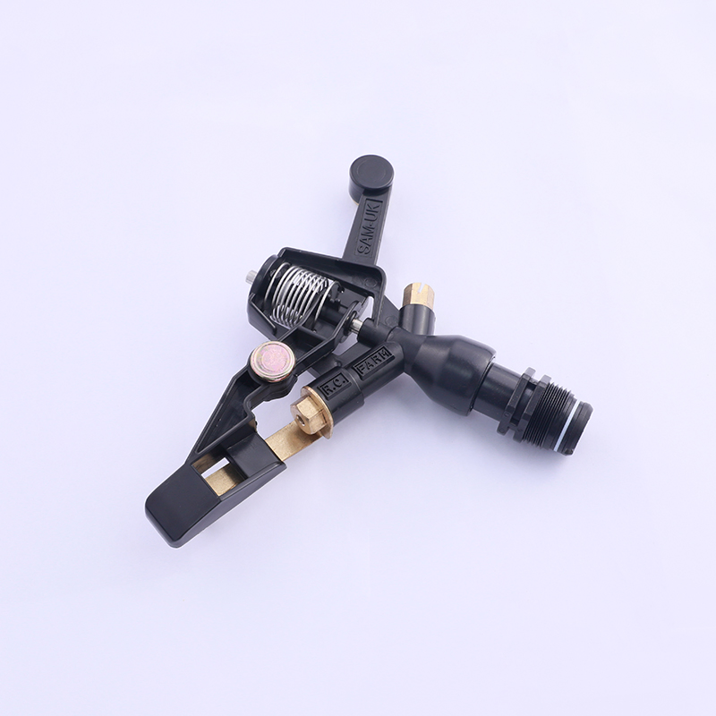 360 Degree Rotatable Single Double Hole Adjustable Plastic Rainbird Spinkler for Irrigation System Rain Gun Sprinkler