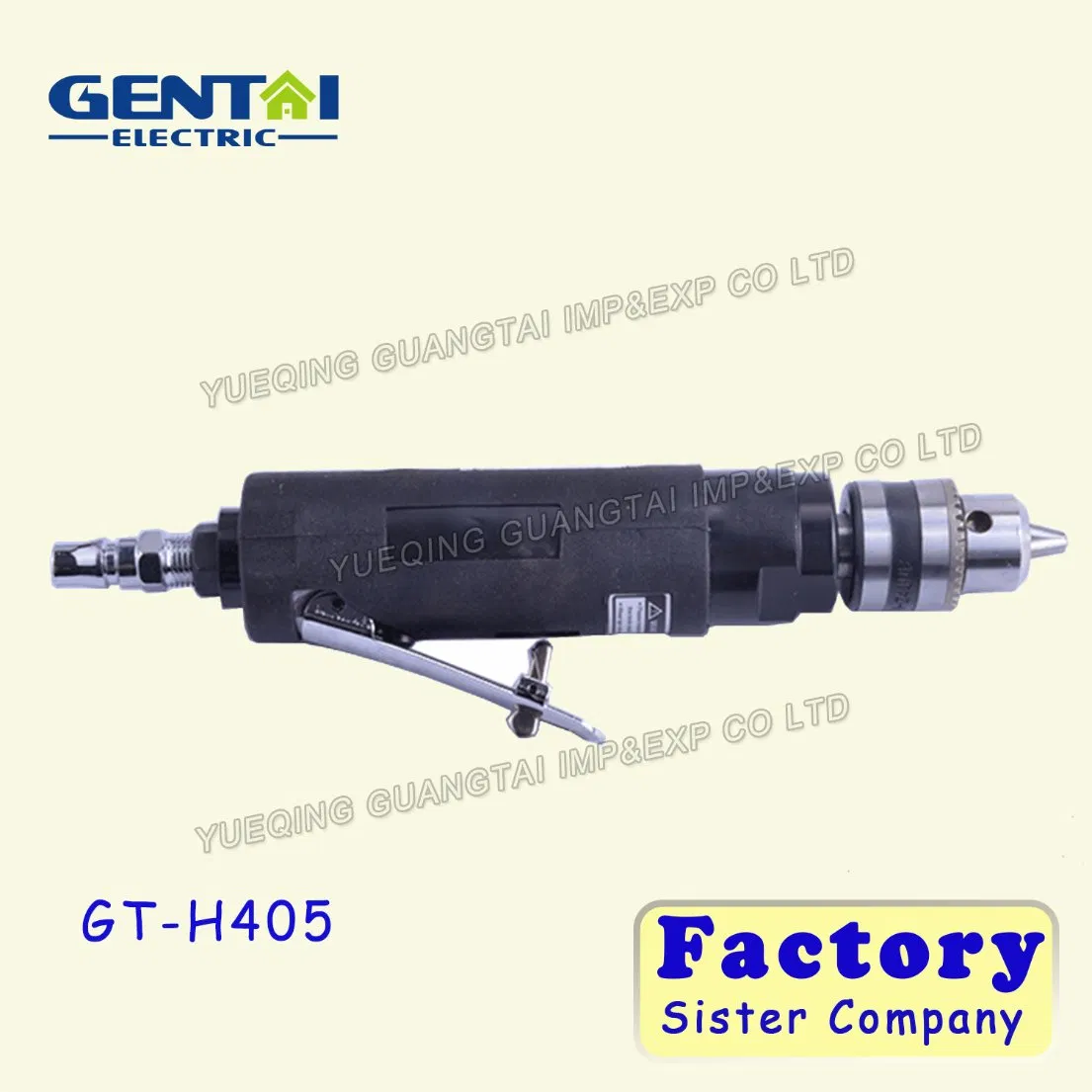 Прямая пневматическая дрель-гайковёрт GT-H405 Heavy Duty