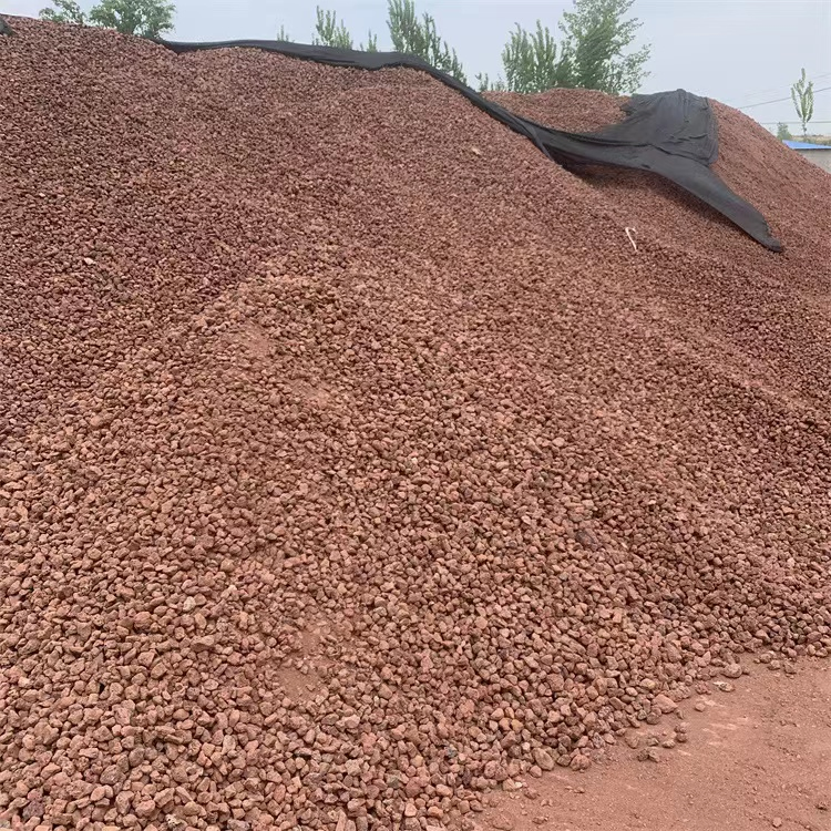Cheap 10-20mm Horticultural Red Lava Pebble Rock Volcanic Stone for Bonsai Gardening