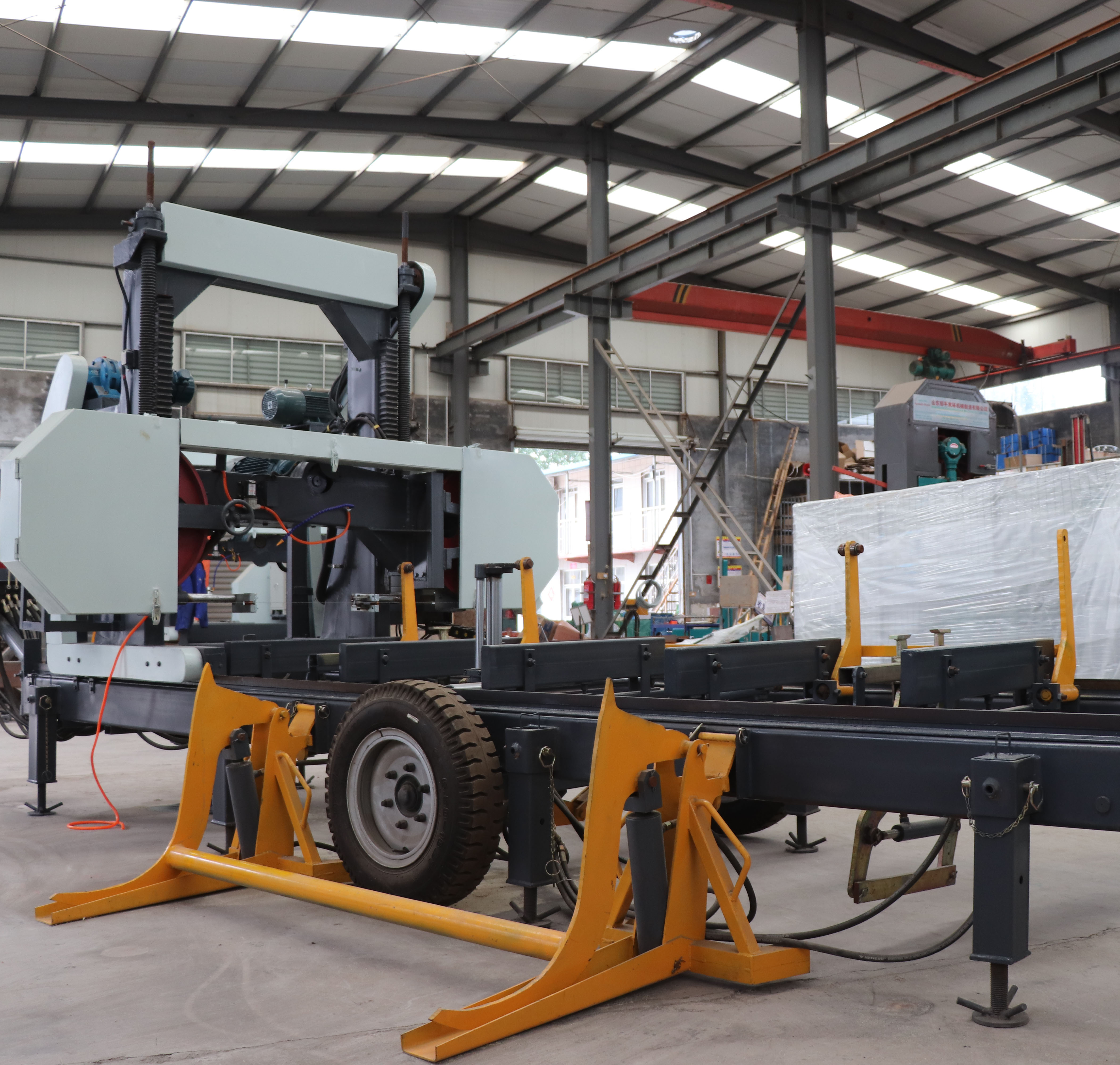 Пилорама ленточная автоматическая с гидравликой электро/дизель