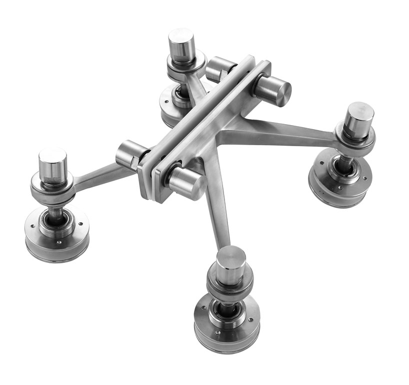 Glass Curtain Wall Hardware with High Quality and Best Price Stainless Steel Spider with Four Arms K-Type Spider for 200mm/210mm/220mm/250mm