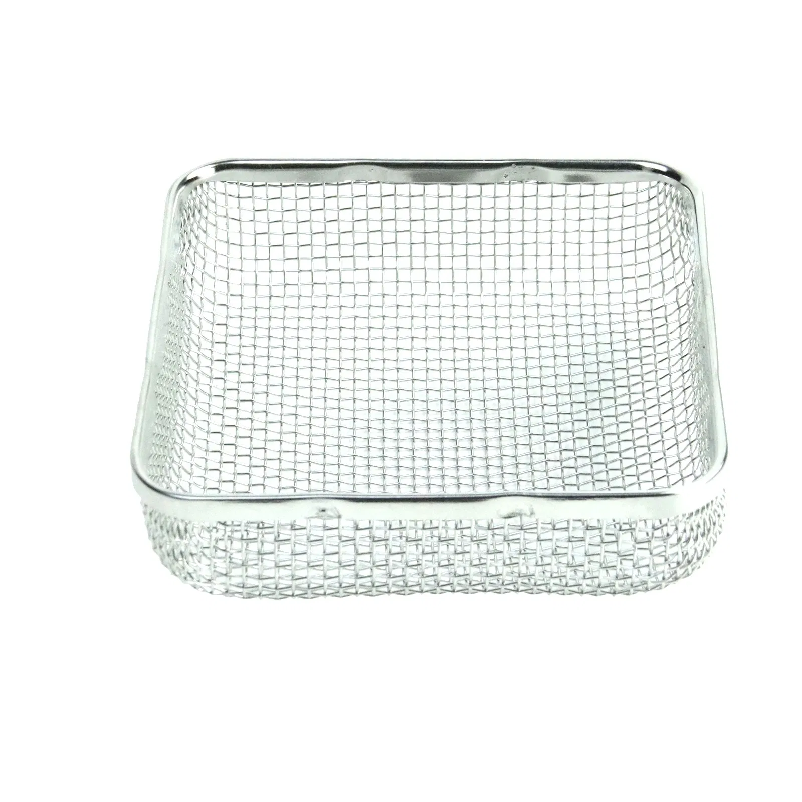 Durable High-Quality Customizable Kitchen Woven Stainless Steel Drain Storage Wire Basket