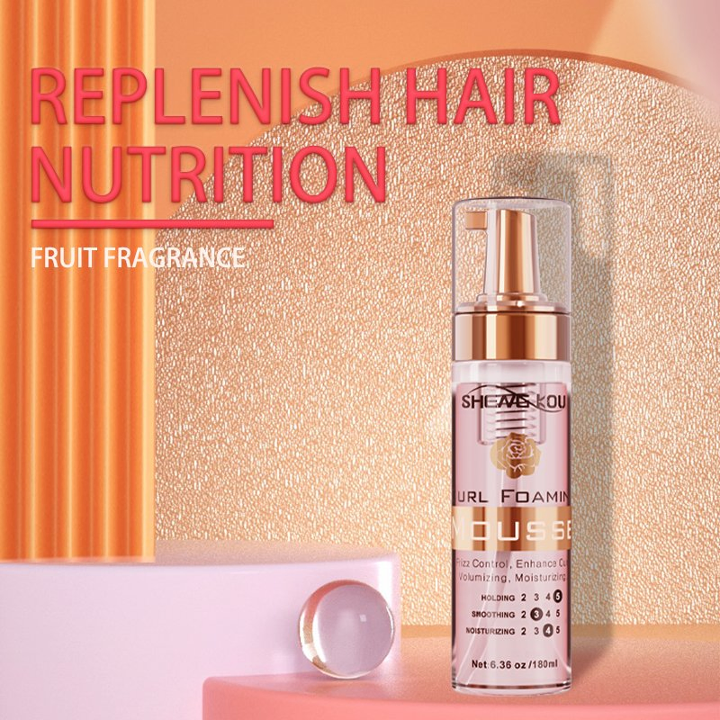 OEM Custom Hair Styling Product Mousse Vendor Private Label Volumizing Enhance Curl Hair Mousses & Foams