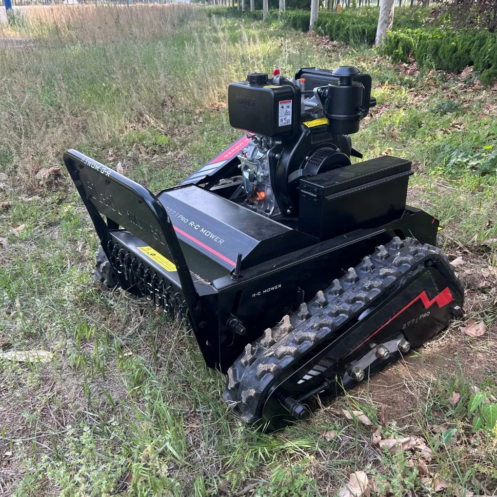 Умная дизельная газонокосилка с дистанционным управлением