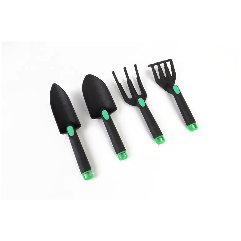 Shovel Spoon Rake Spade Fork for Potted Bonsai Flower Pot Tools Kids Garden Tool Set 4PCS / Set Mini Plastic Handle Gardening Tools Bl12064