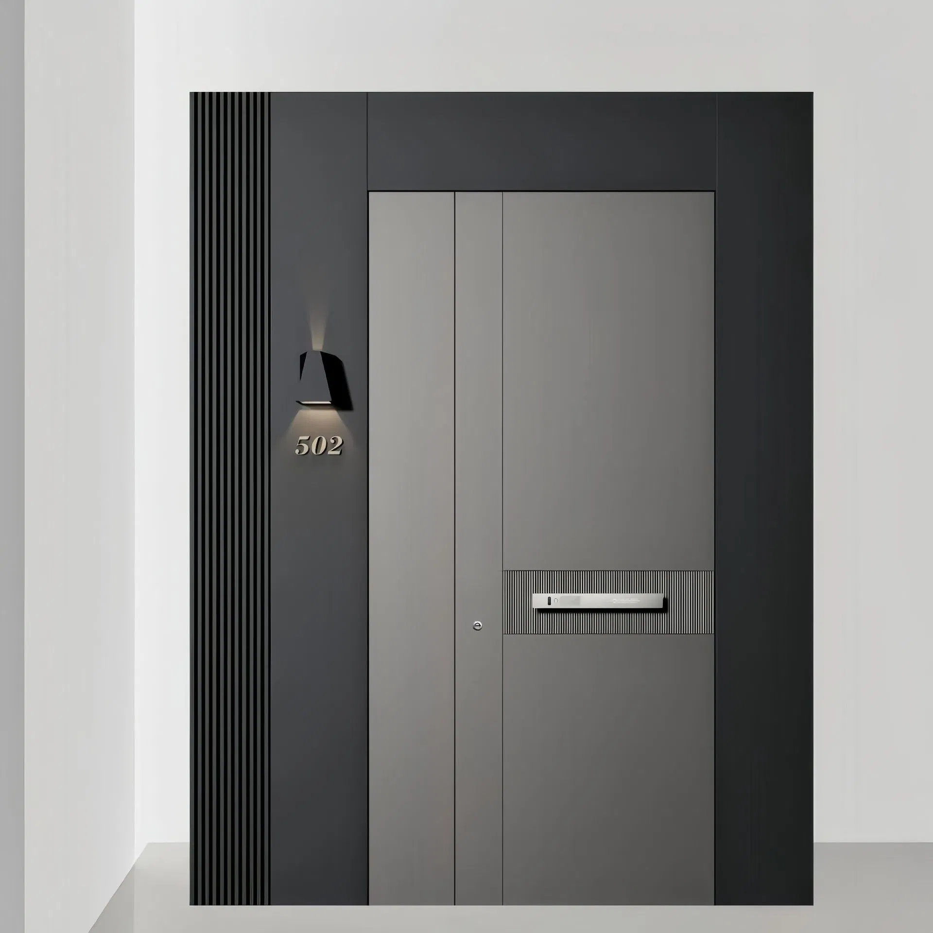 Metal Window Aluminum Casting Door - Center Axis Craftsmanship for Each Door Showcases a Unique Scene