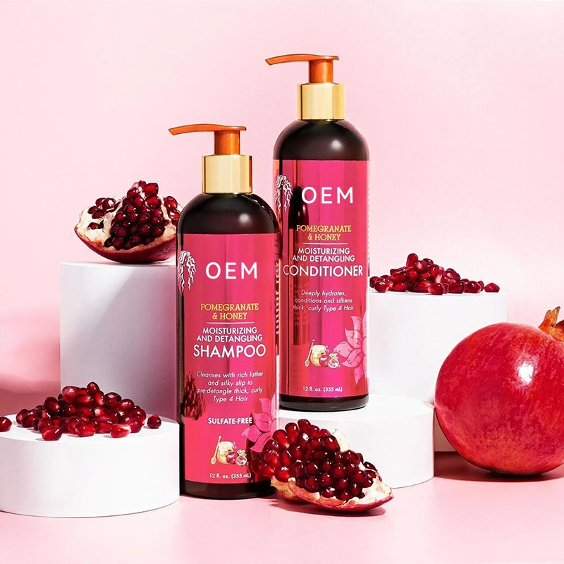 Wholesale Private Label Hair Care Set Organic Hair Strengthening Oil Rosemary Mint Shampoo and Conditioner