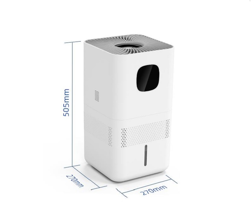 8L Top Filling Evaporative Humidifier HEPA UV Home Air Cleaner Purifier