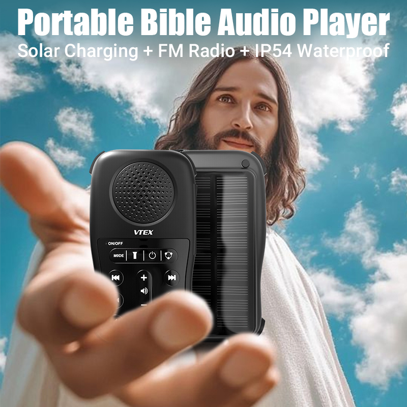 Портативный MP3-плеер на солнечной батарее с радио