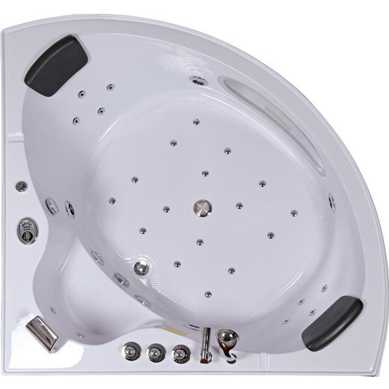 Угловая акриловая ванна TLP-638 с гидромассажем