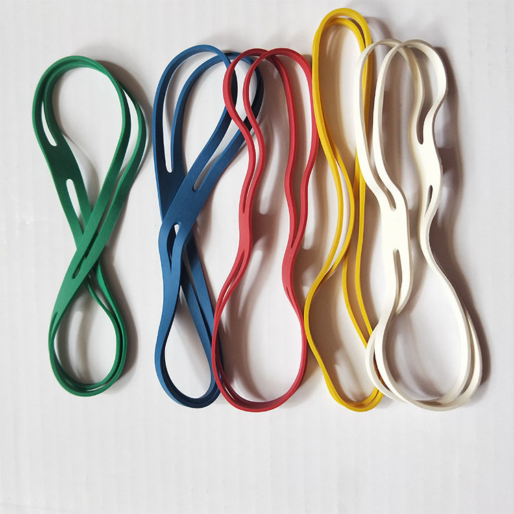 Silicone Rubber Bands Assorted Color Rubber Bands Elastic Rubber Wrapping Bands