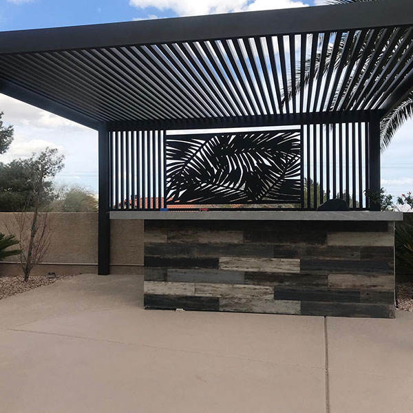 Premium Aluminum Pergola with Retractable Canopy for Outdoor Relaxation
