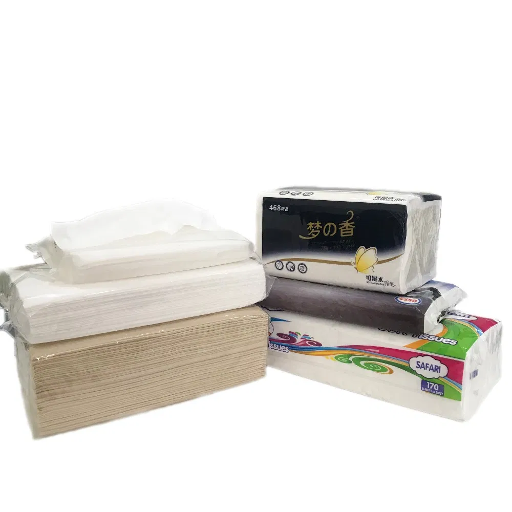 Premium Friendly Skin Good Absorbent Pack Facial Tissue Soft Pack Paper