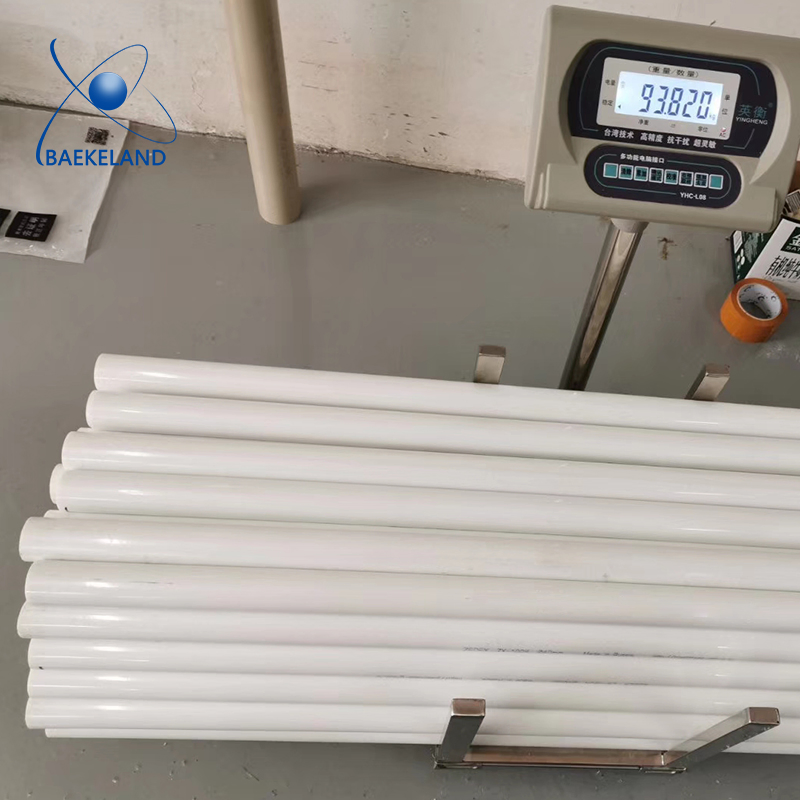 Thermoplastic Polyester Pet Rod White 30mm Dia Plastic Petp Rod Machining