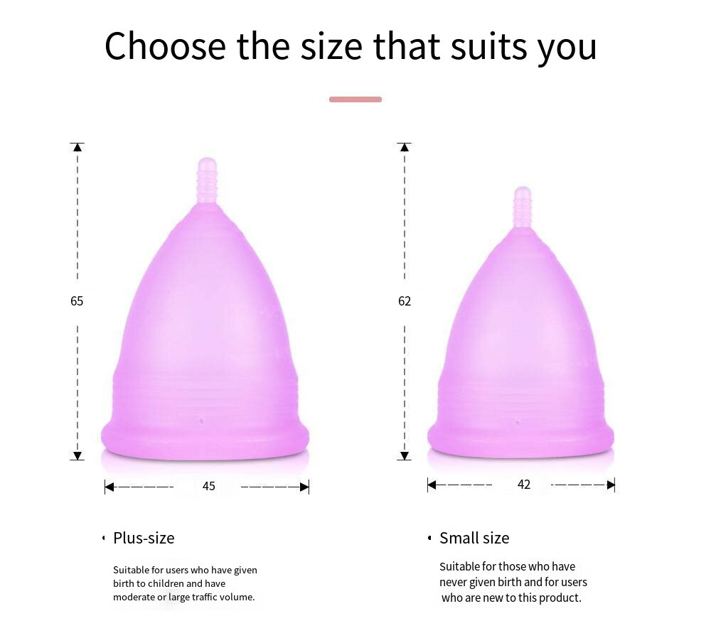 Sport Specific Menstrual Cup Feminine Hygiene Products Period Cup Secure Fit for Yoga Running Workouts