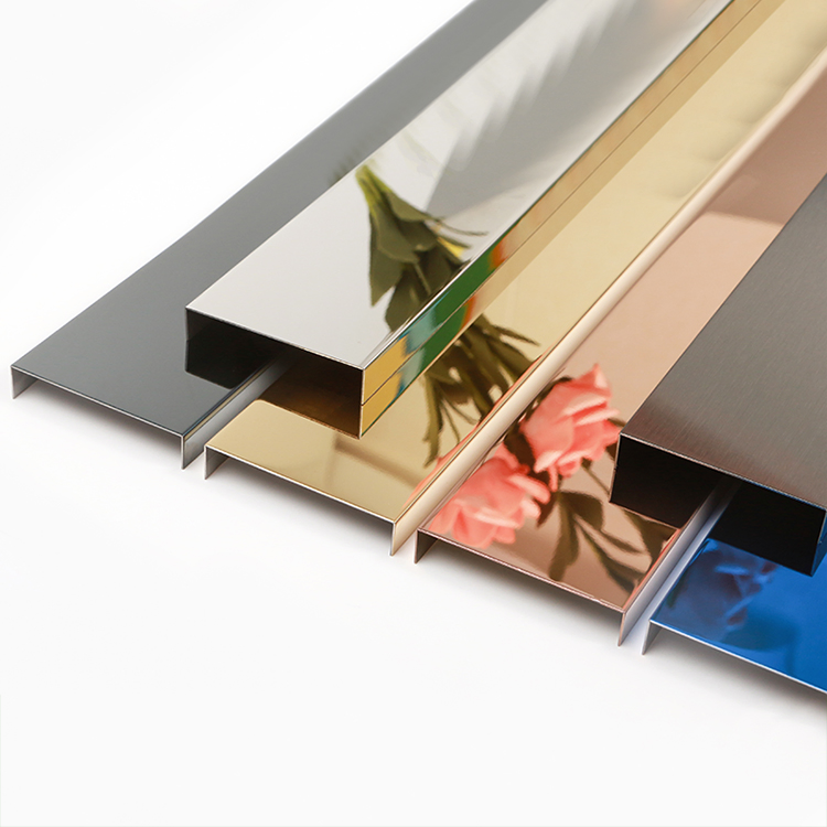 Decorative Metal Bullnose Profile Wall Ceramic Tile Outside Corner Edge Aluminium Tile Trim