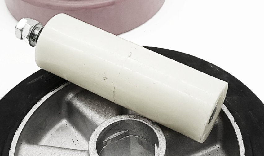 Nylon Guiding Runner Wheels Solid Door Wheel 50*70mm Steel Roller Wheel