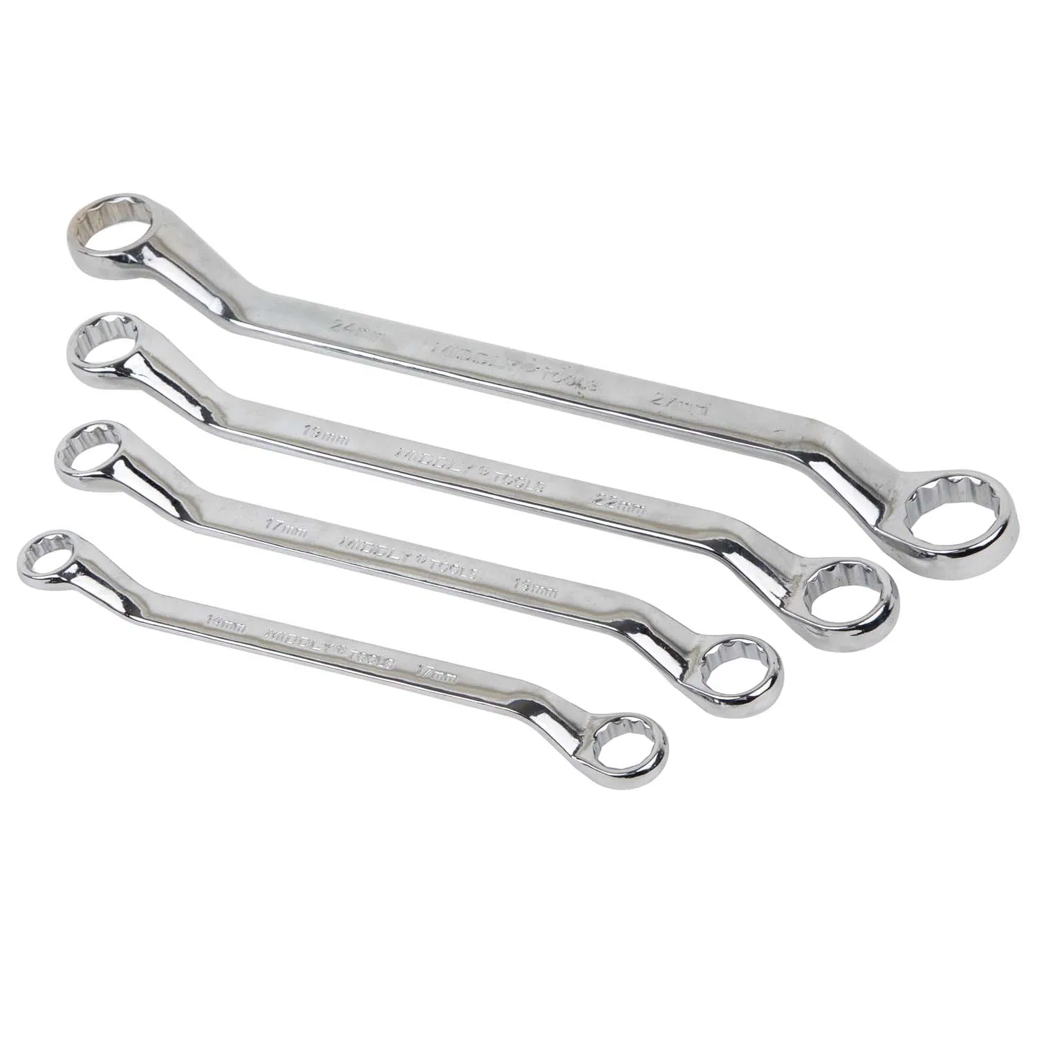 Набор гаечных ключей Middly, двойной рожковый, хром-ванадий