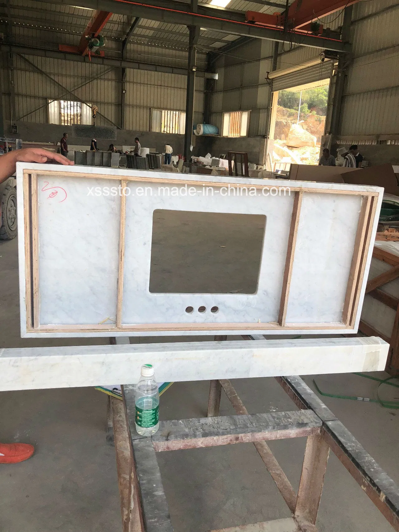 White Carrara Marble Countertop/ Kitchen Tops/ Work Tops/Vanity Top