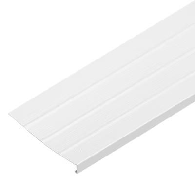 Factory Wholesale 8inchx12feet Size Aluminum White Ribbed Fascia with High Quality