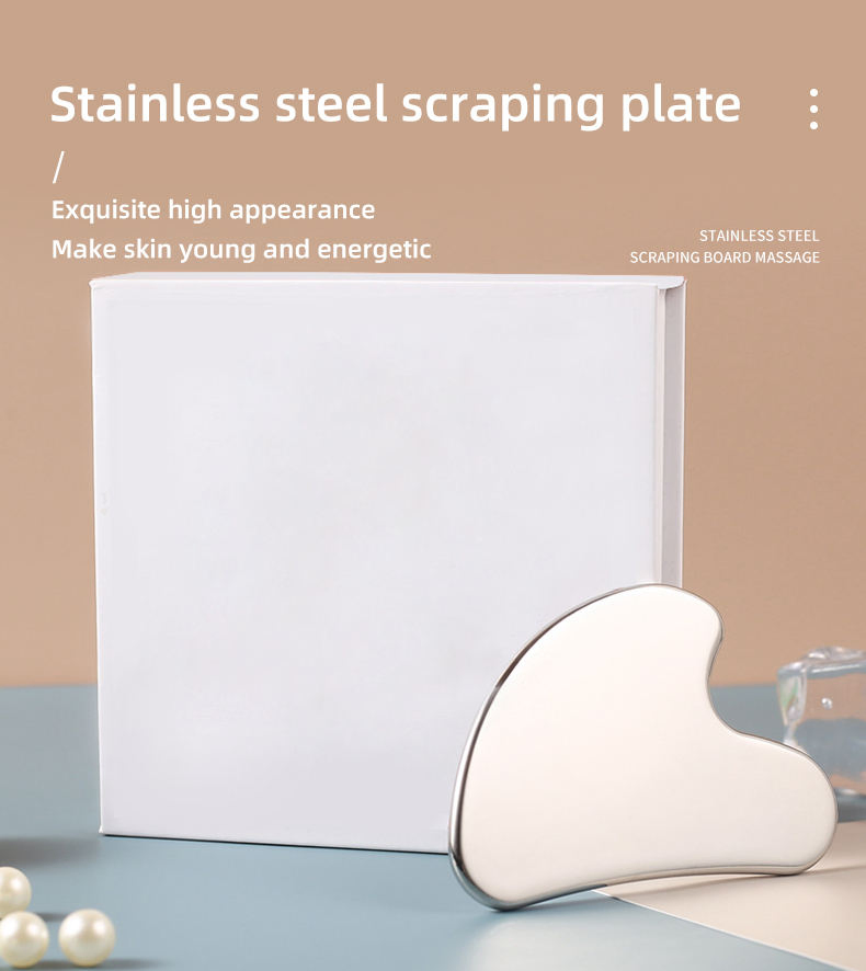 100% Natural Crystal Face Massage Gua Sha Stone