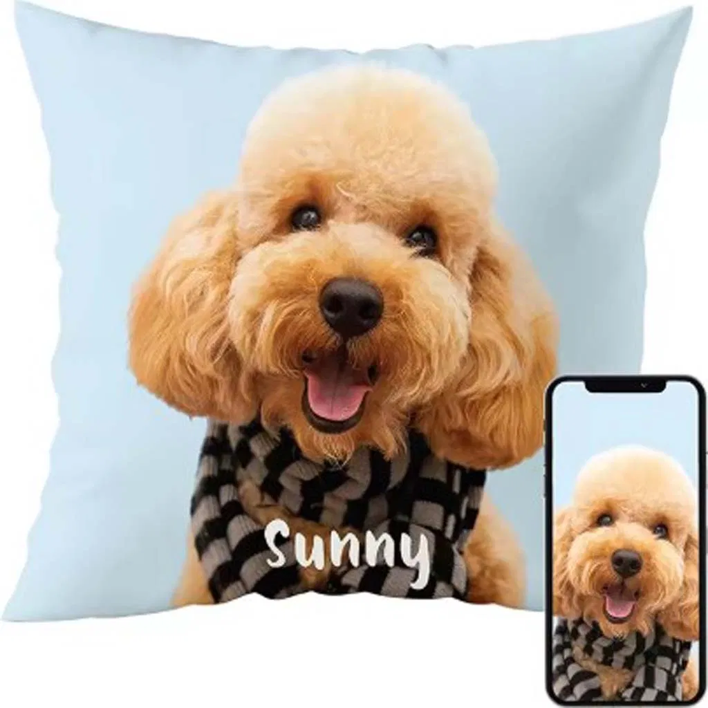 Personalized Dutch Velvet Cushion Covers with Custom Logo and Text