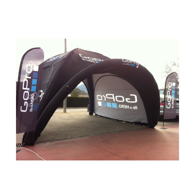 Inflatable Exhibition Pin Tent Folding Four Corner Inflatable Outdoor Tent Large Tent Customization 4 X 4m Gazebo Inflatable Sealed Air Tent