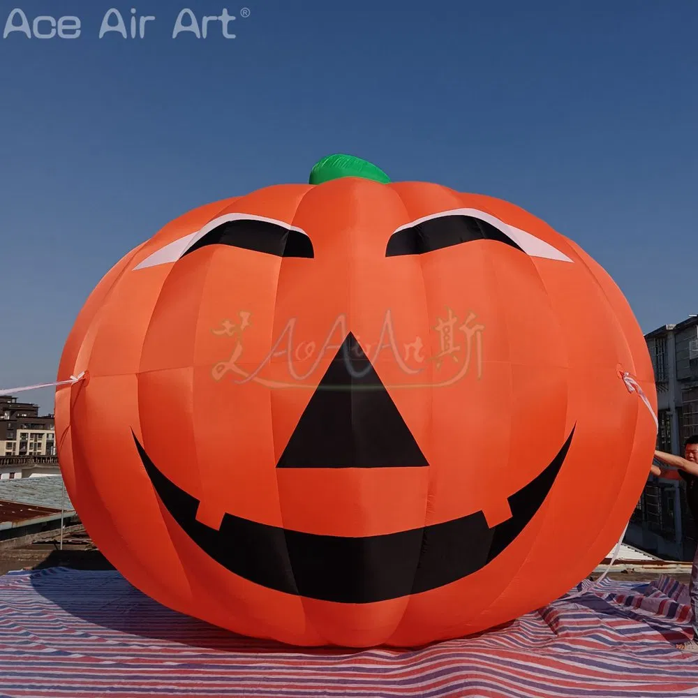 6m Customizable Giant Inflatable Pumpkin Decoration Outdoor Horror for Halloween