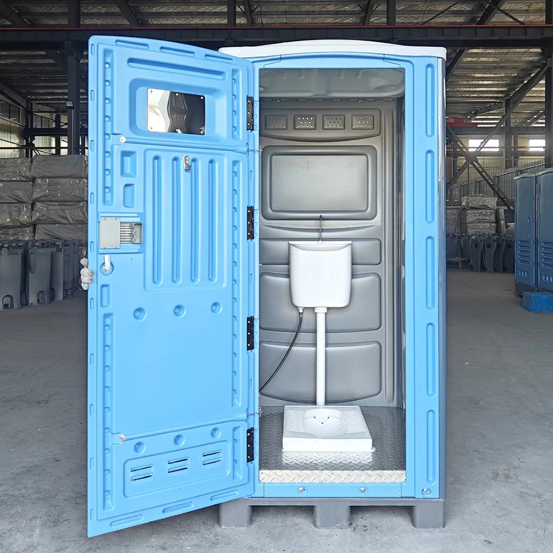 Squat Water Flush Portable Toilet Without Waste Tank