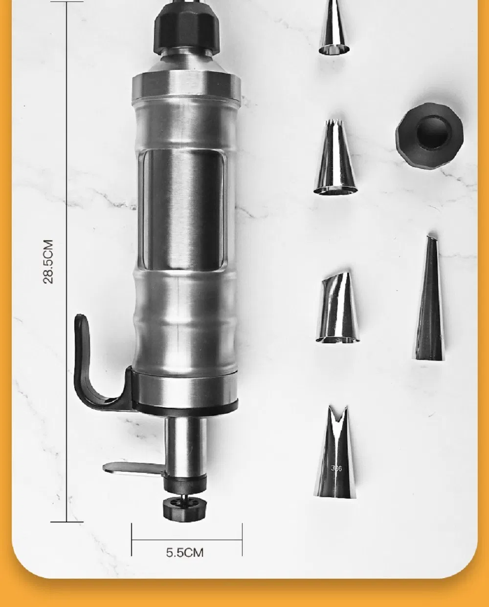 Maker Cake Decorating Baking Manual Cookie Press Stamps Set Cookie Molds Bl18305