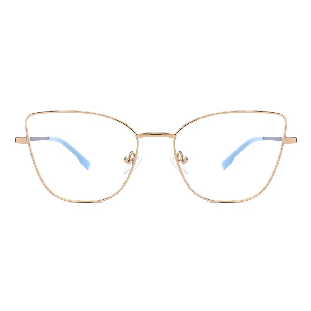 Ht-004 Titanium Optical Frame High Quality Gold Silver Full Frame Eyeglasses Frames for Men