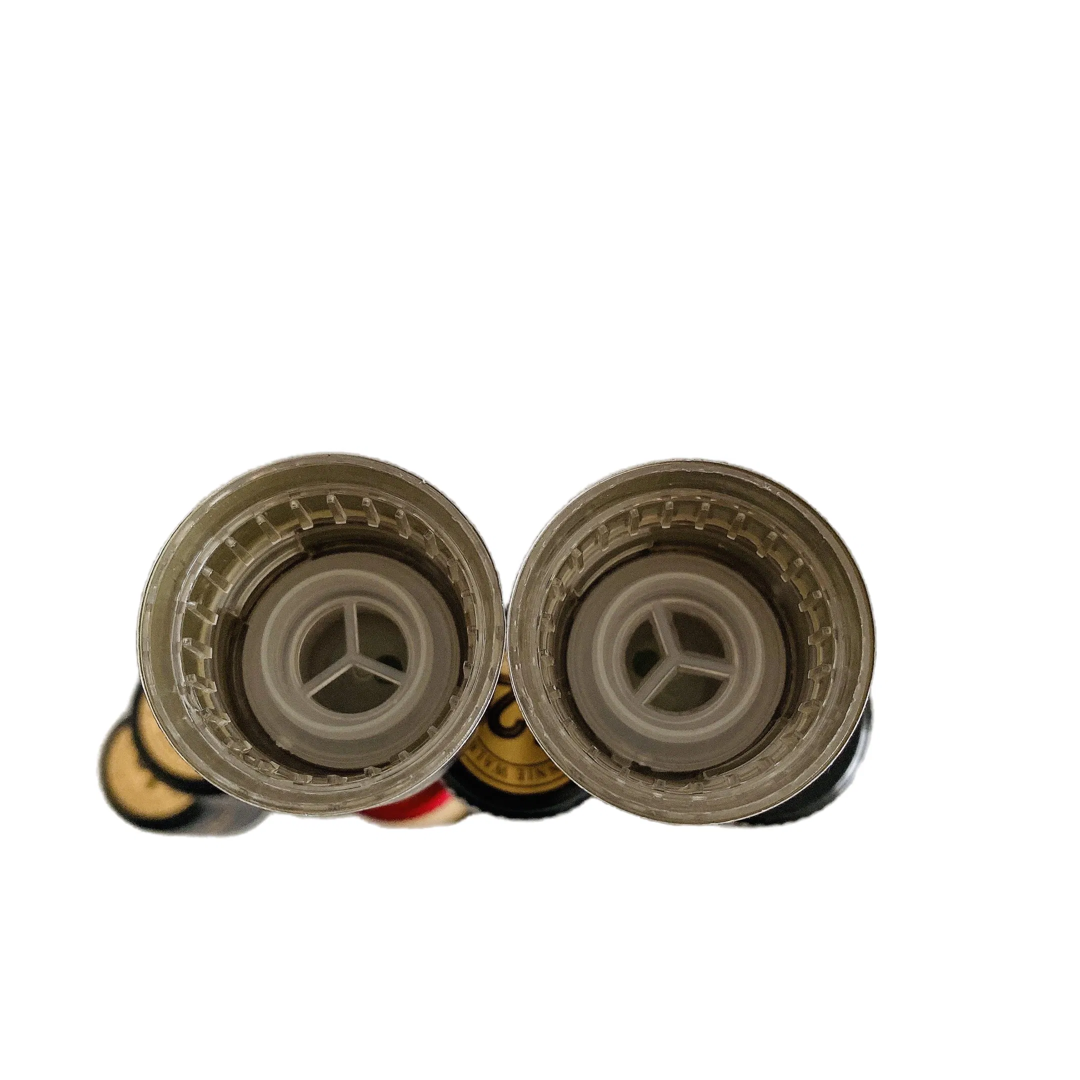 Aluminum Plastic Insert Cap Glass Ball Inside for Whisky Glass Bottles