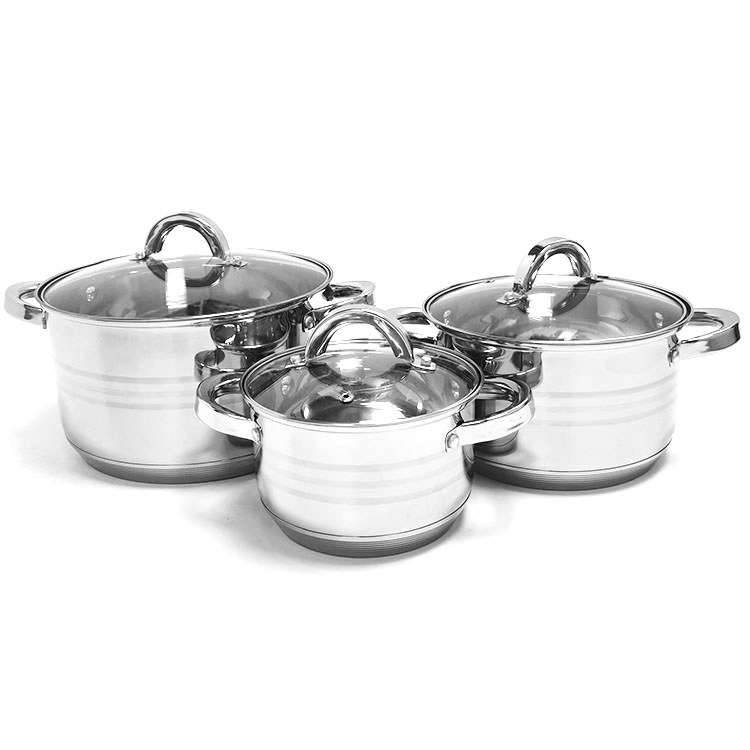 Hot Pot Cooking Set Stainless Steel Cookware Stock Pot
