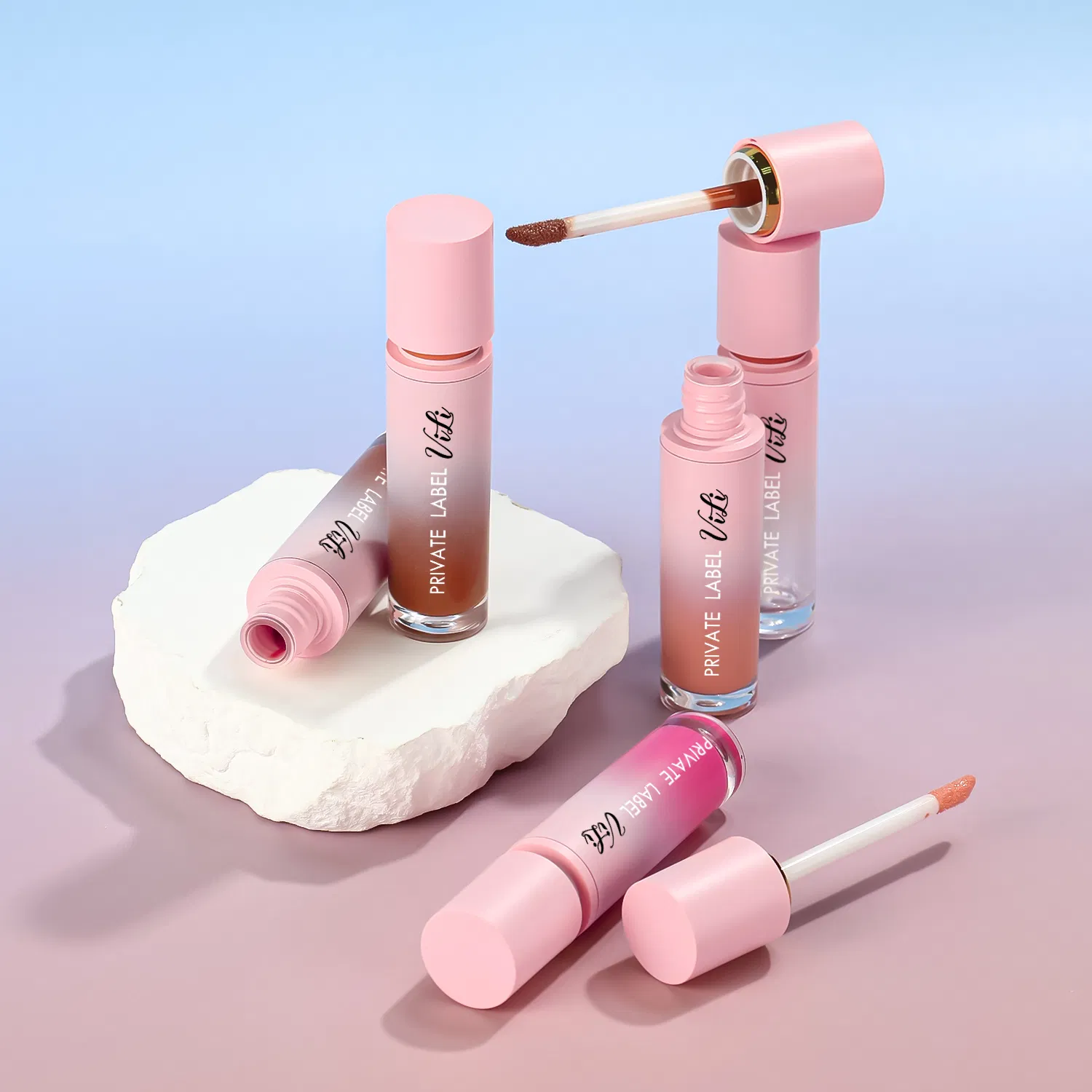 OEM Professional Beauty Makeup Lip Gloss Collection Lipgloss