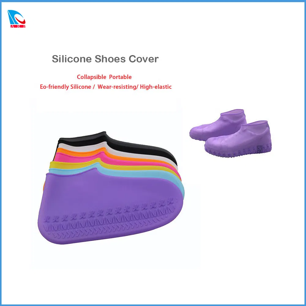 2025 Outdoor Shoe Protectors Reusable Rain Boots Silicone Waterproof Shoe Covers