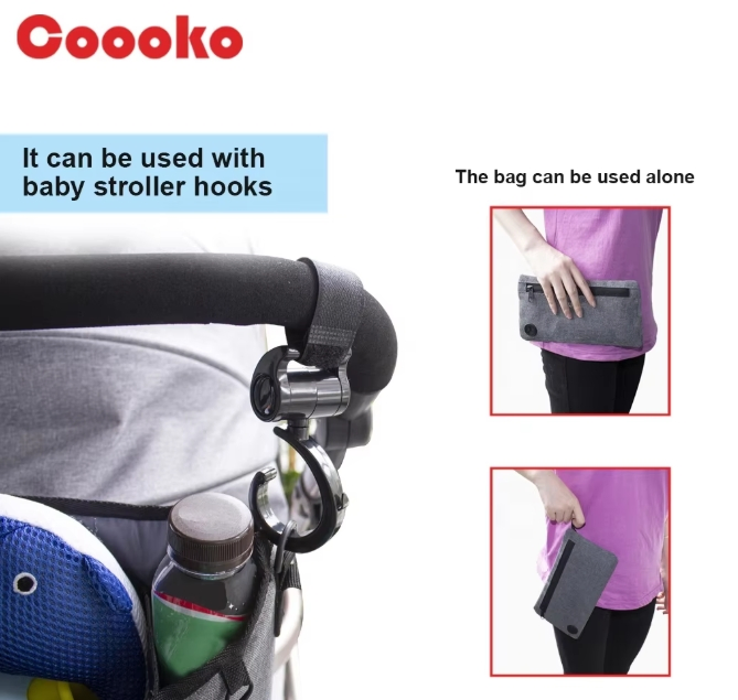 Best Selling and High Quality Universal Baby Adjustable Stroller Organizer Caddy