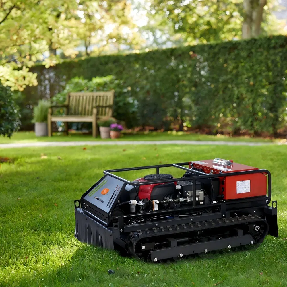 High Quality CE Approve Grass Cutting Machine Crawler Brushless Cutter for Agriculture Electric Remote Control Ai Robot Lawn Mower