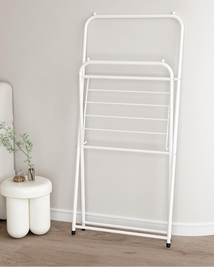 Foldable X Shape Clothes Drying Rack Floor Standing Laundry Rack for Indoor Outdoor Balcony