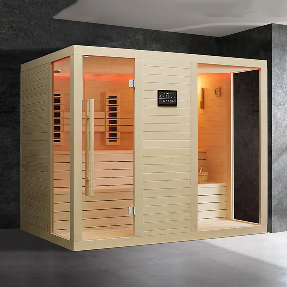 Финская сухая сауна на 4 персоны, большая