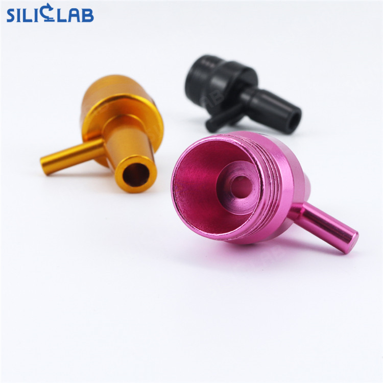 14mm Aluminium Alloy Smoking Bowl Pot with Holder Rod Smoking Tobacco Cigarette Bowl Accessories Style 3