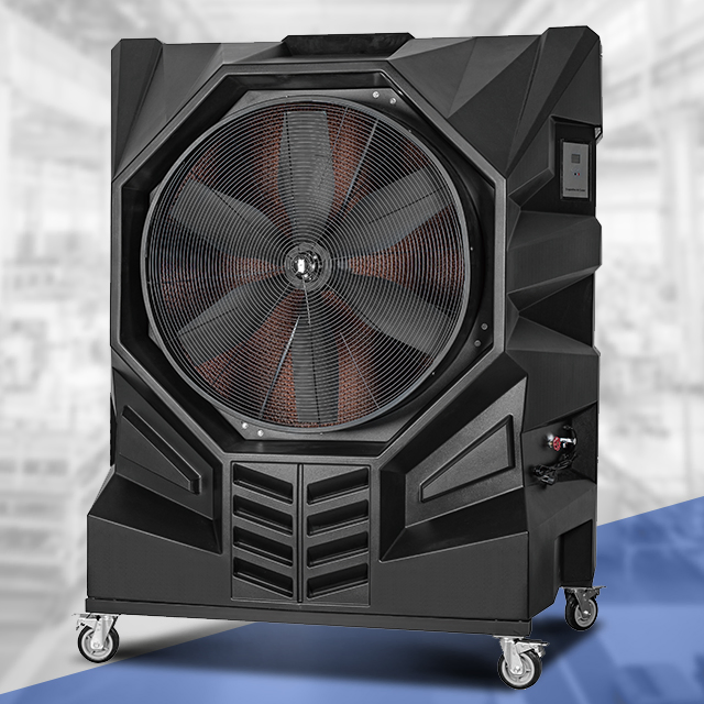 300L Large Water Tank 40, 000CMH Airflow 1.1kw Power Portable Evaporative Air Cooler with Continuously Variable Fan Speeds