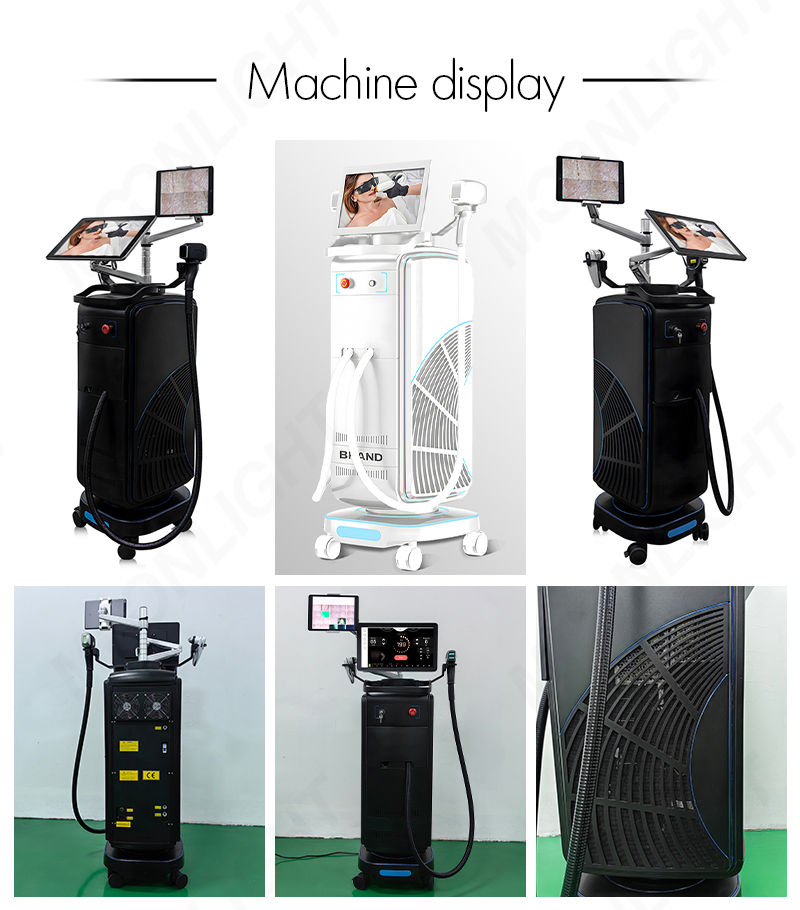 World's First Ai 808nm 755nm 940nm 1064nm Hair Removal Machine Diode Laser for Beauty Equipment