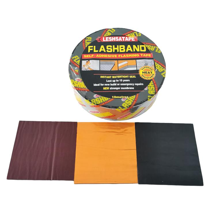 Bituminous Self Adhesive Sealing Waterproof Flash Band for Roofing Details and Gutters