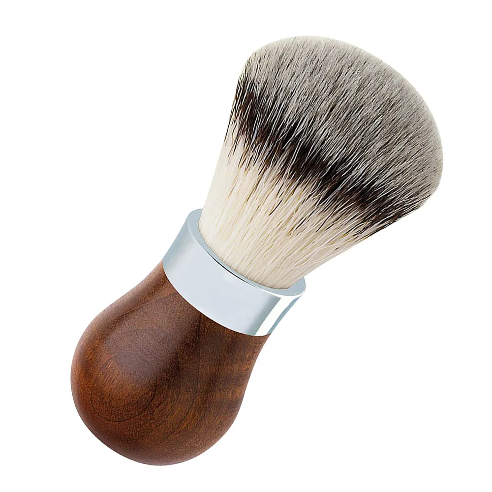 Wooden Handle Pig Bristle Badger Hair Brush Beard Brush Pig Beard Shaving Brush