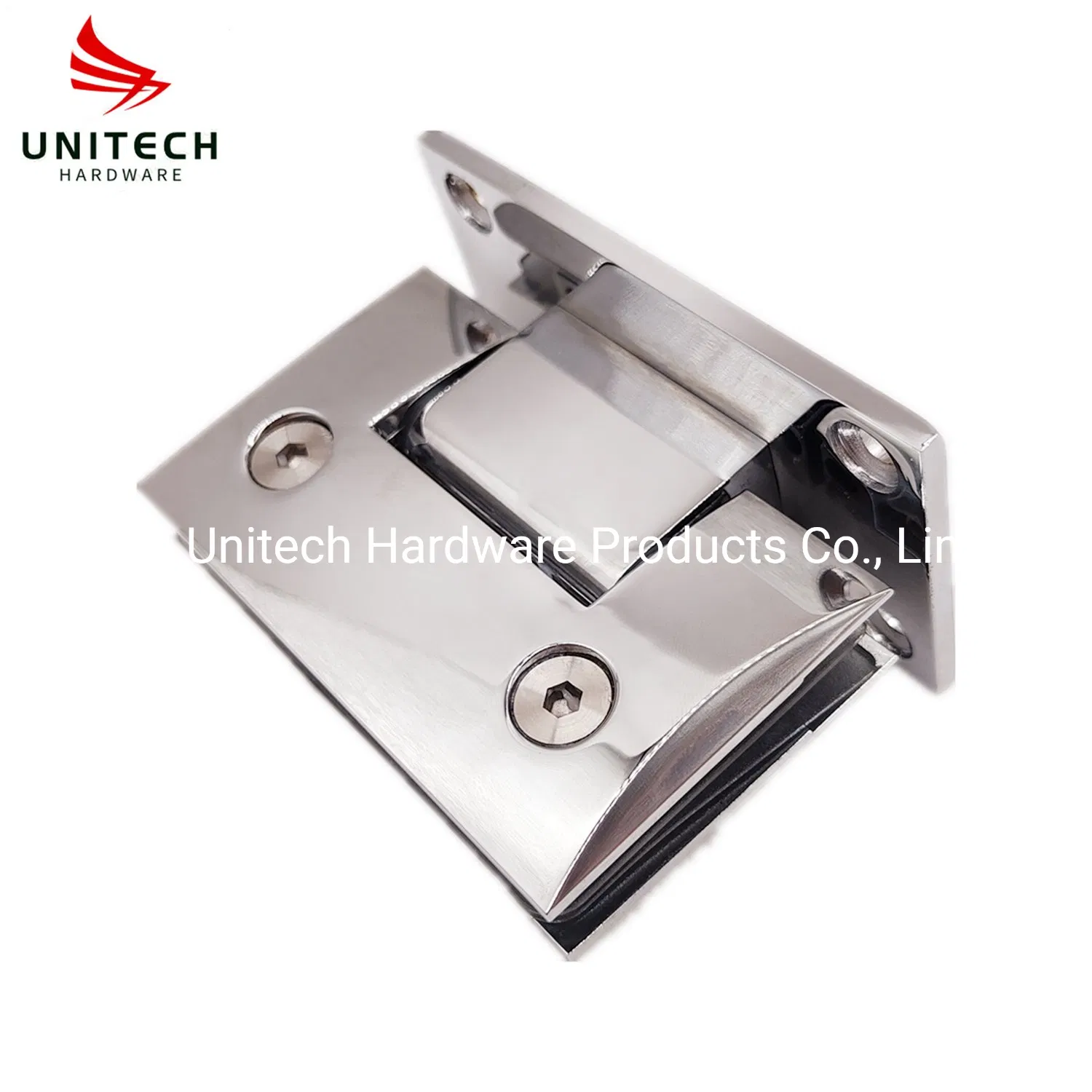 Premium SS304/316 90 Degree Wall to Glass Shower Fitting