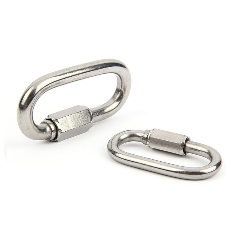 Secure Threaded Mountain Climbing Quick Link for Climbing and Lifting Equipment