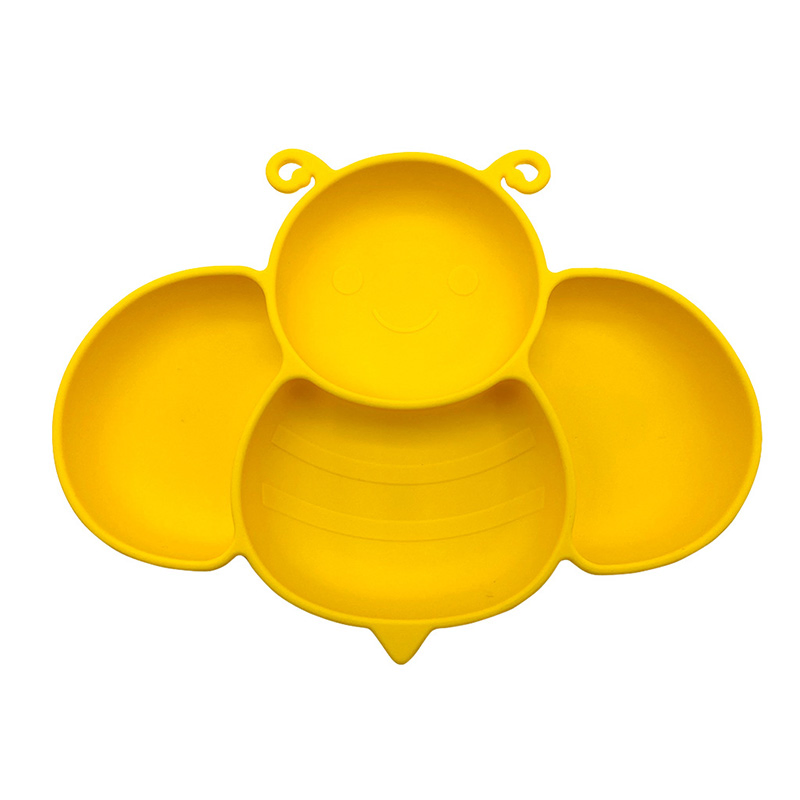Baby Plates Sets Silicone Feeding Food-Grade FDA Silicone Plate for Babies